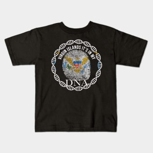 Virgin Islands Its In My DNA - Gift for Virgin Islander From Virgin Islands Kids T-Shirt